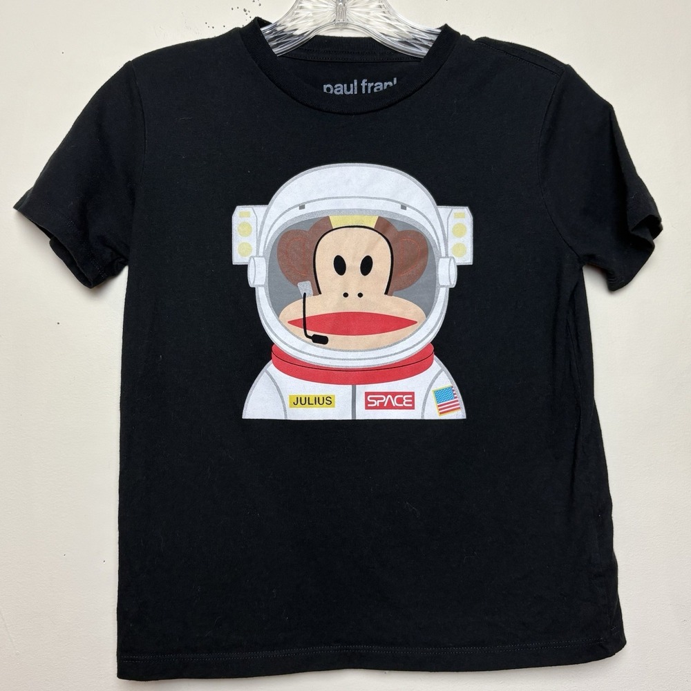 Paul Frank Boys Julius Monkey Astronaut Space T-Shirt Medium 8